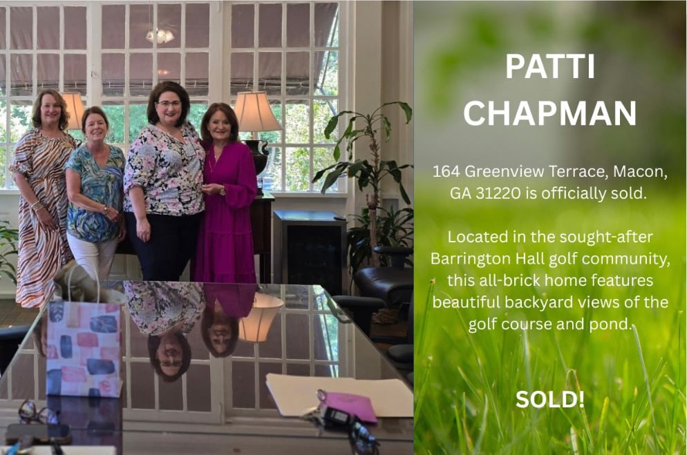 Image of Patti Chapman at closing of 164 Greenview Ter, Macon, GA 31220